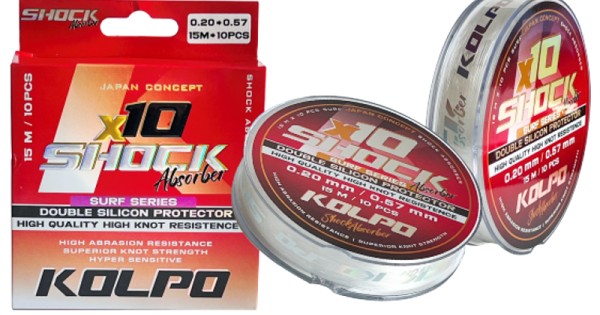 Kolpo Shock Leader Conici mm. 0.26 - 0.57 pz. 10